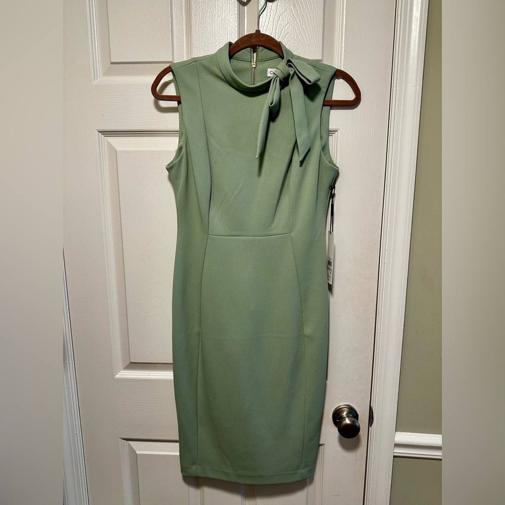 NWT Calvin Klein Elegant Green Dress- Size 6